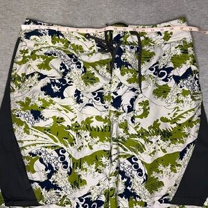 Columbia Green and Black Swim board Shorts